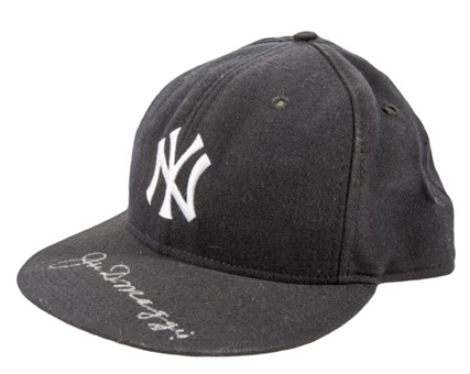 Joe DiMaggio Signed New York Yankees Cap
